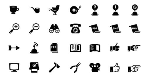 Retro Icon Set