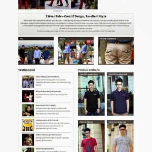 I Wear Zule | Portfolio Web Design Bandung Indonesia