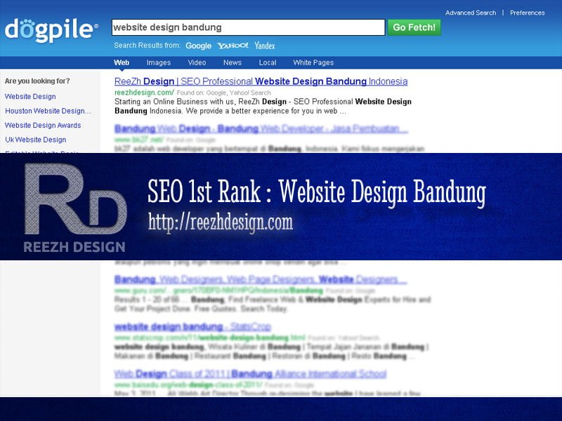 Website Design Bandung | SEO 1st Rank | ReeZh Design