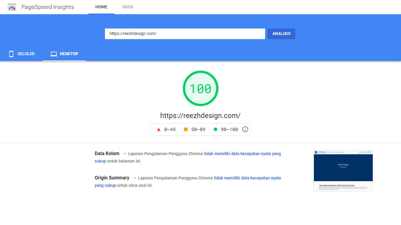 Pagespeed Insights