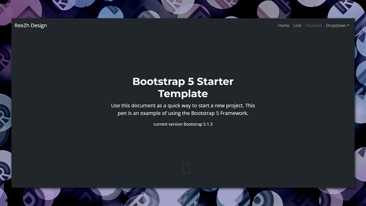 Bootstrap 5 Starter Template